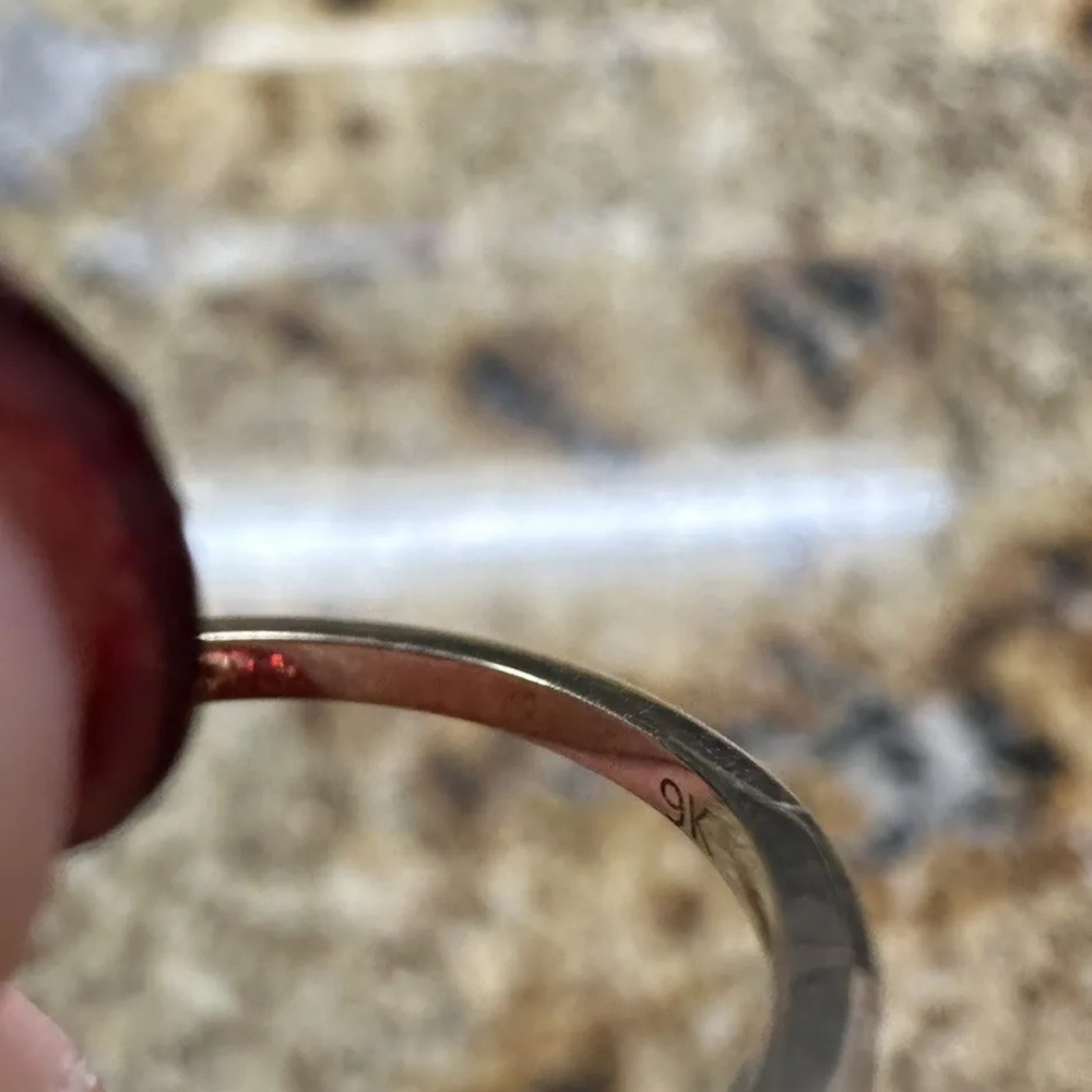 Aaa Tanzanite And Diamond Ring Solid 9k Gold Ring… - image 3